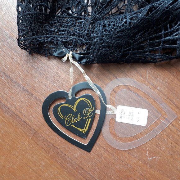 Black Lace Neckline Dress - NWT - Picture 6 of 6